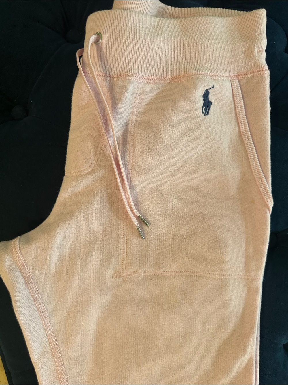 Ralph Lauren Light Pink Fleece Jogger Sweatpants - Picture 10 of 10